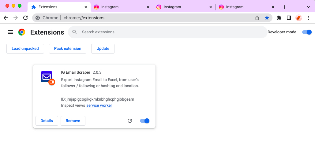 Yellow Pages Extractor chrome extension install done